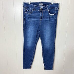 Torrid Womens Feel The Fit Super Soft Jegging Blue